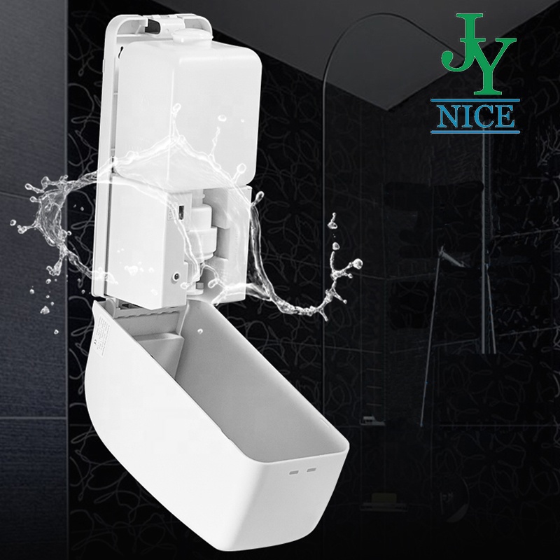 hand blown glass soap dispenser