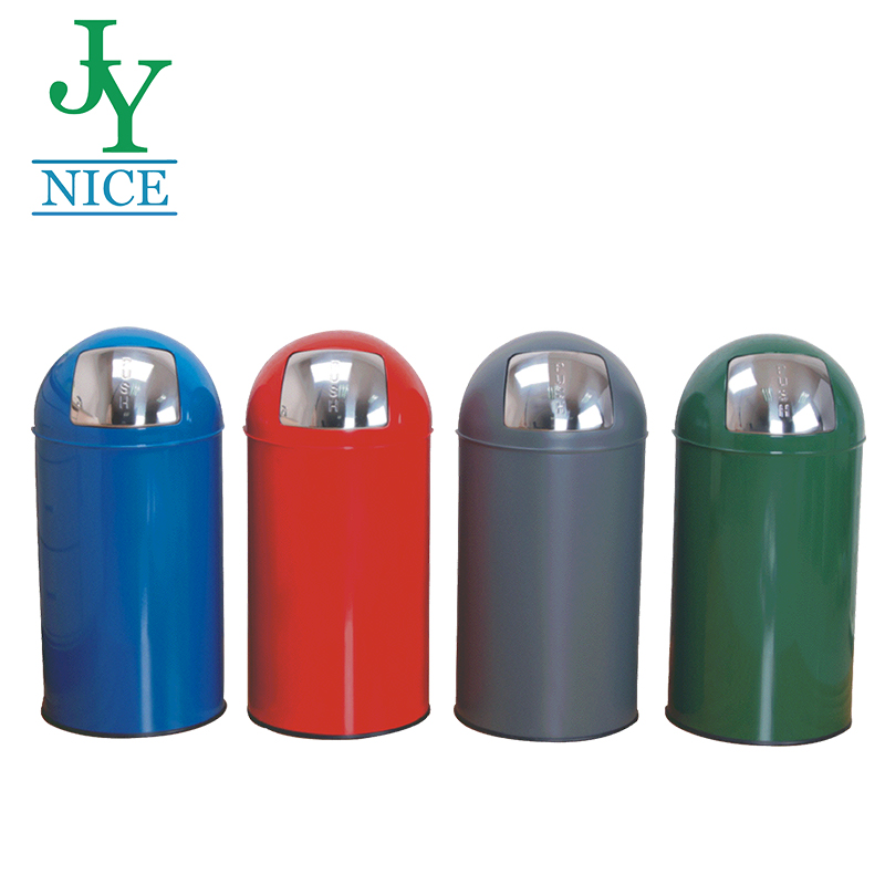 white square kitchen bin