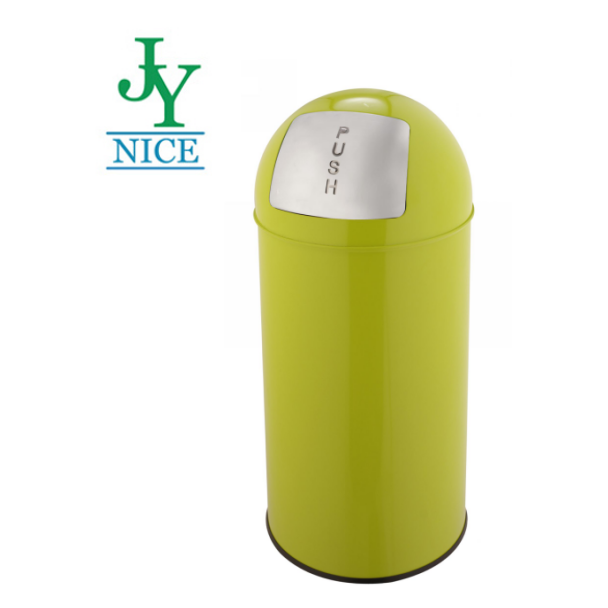 Outdoor corridor metal standing trash can 12L 25L 35L 50L 70L stainless steel garbage collection waste bin
