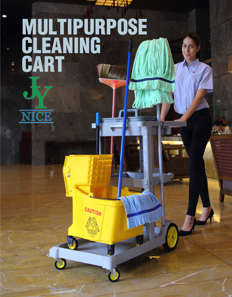 Clean Trolley Janitor Cart Cleaning Service Cart Buy Janitor Cart