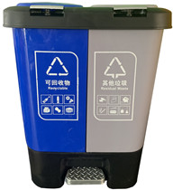 Bulk recycle bin with lid tall garbage can industrial waste bins