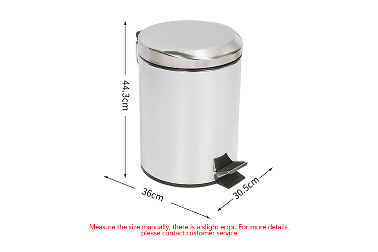 hinged garbage cans