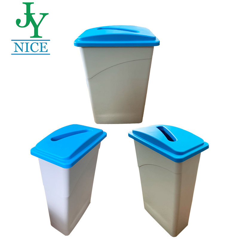 Sanitary Classification Waste Recycling Bin Custom Eco-friendly supermarket shopping centre paper and bottle rubbish bin