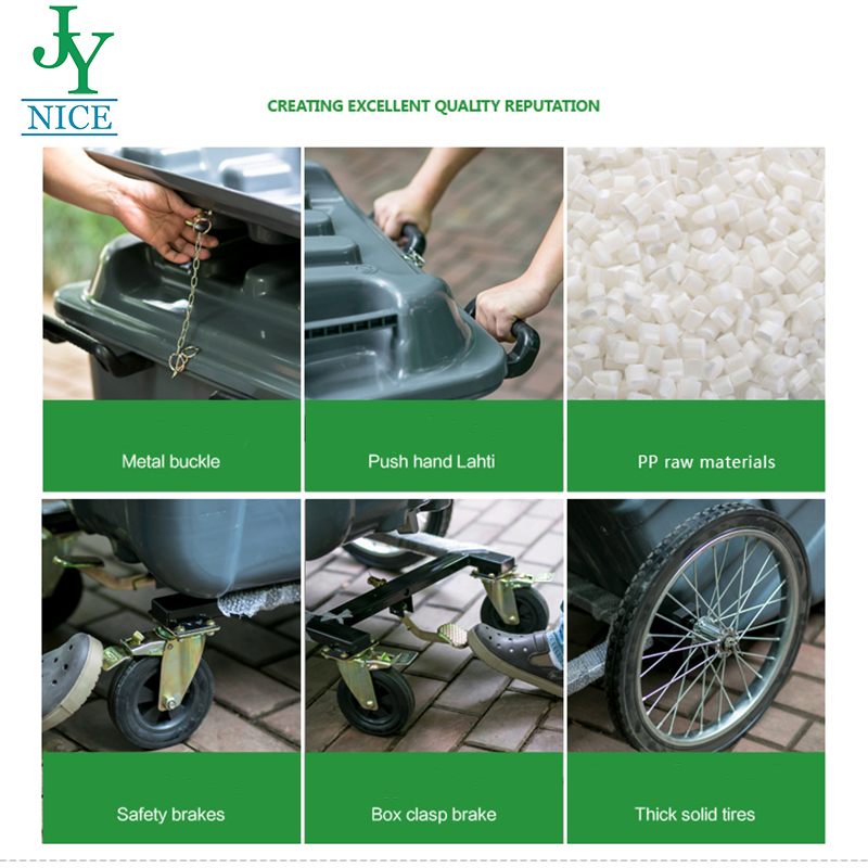external rubbish bins