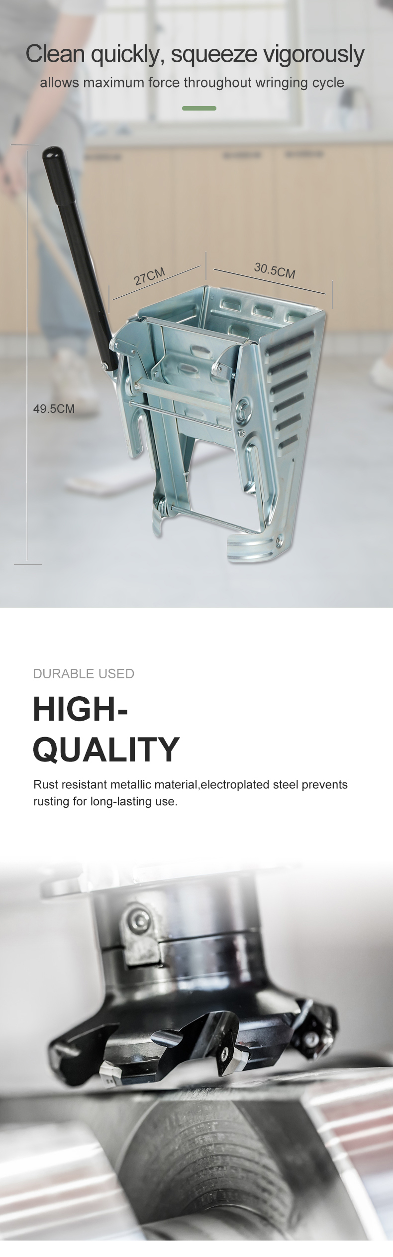rubbermaid mop bucket