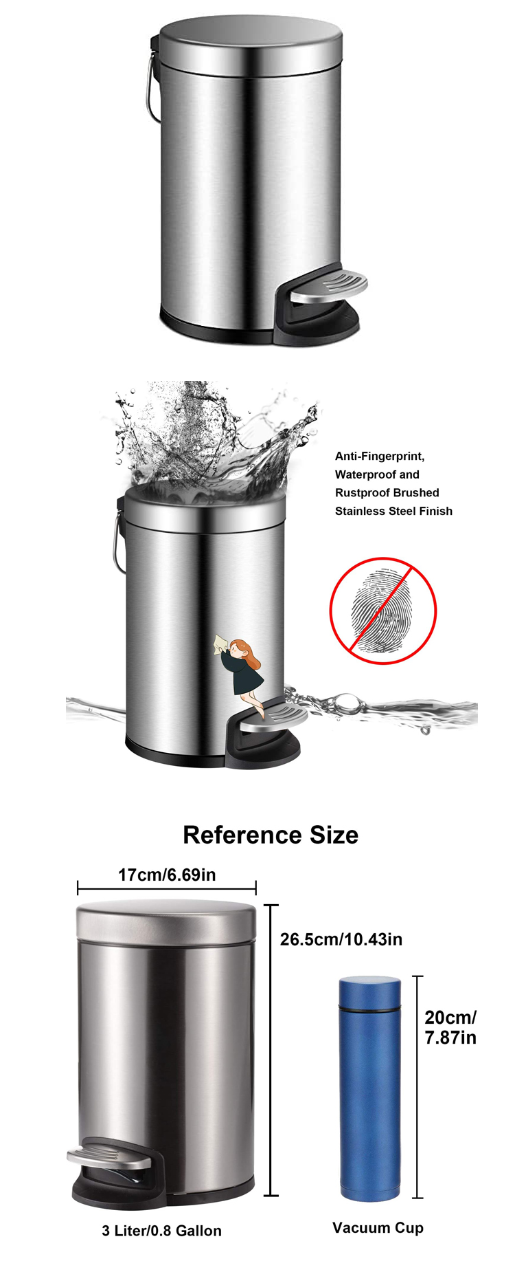 kitchen garbage can storage cabinet