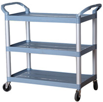Three-layer Dining Bowl Collection Cart Restaurant Multi-purpose Meal Delivery Service Cart