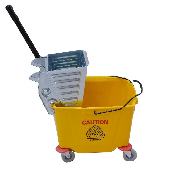 New Arrival Commercial Metal Mop Wringer With Plastic Bucket For Hotel