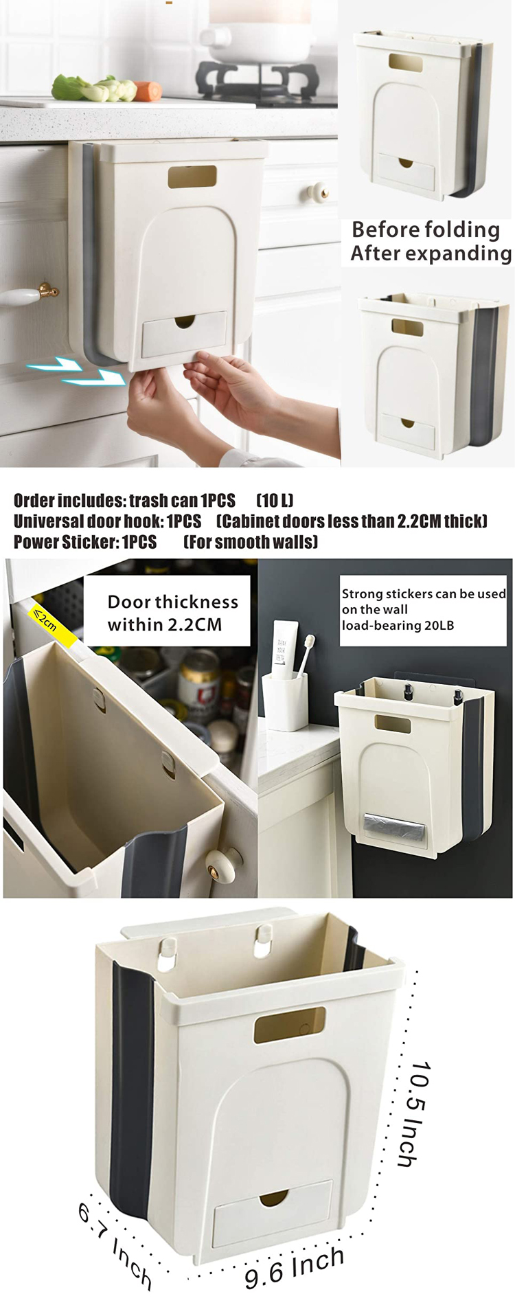 simple human trash bag alternative