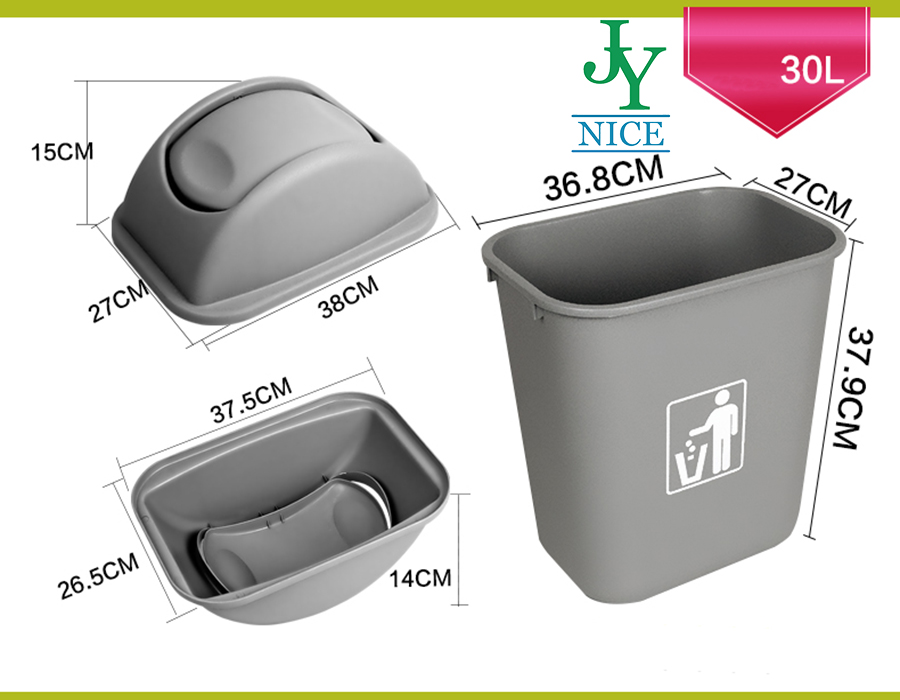 folding rubbish bin