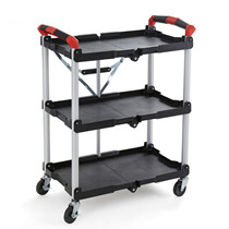 Folding Hand Truck Aluminum Portable Folding Hand Cart 165lbs Capacity Hand Cart for Home, Auto, Office,Travel Use
