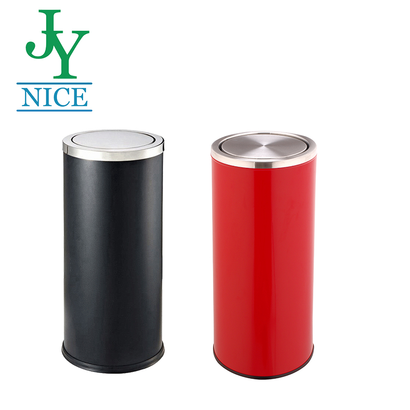 stainless steel trash can