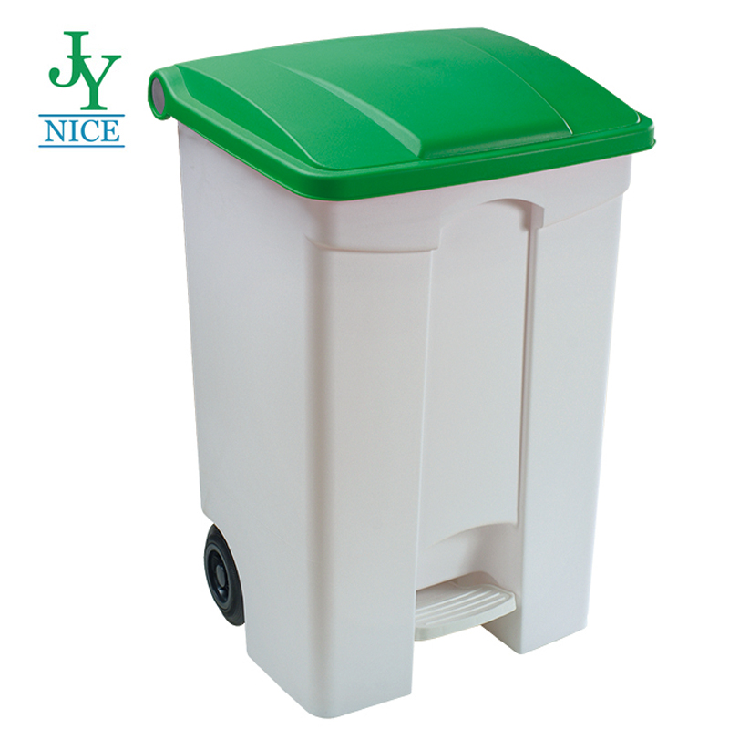 green rubbish bins