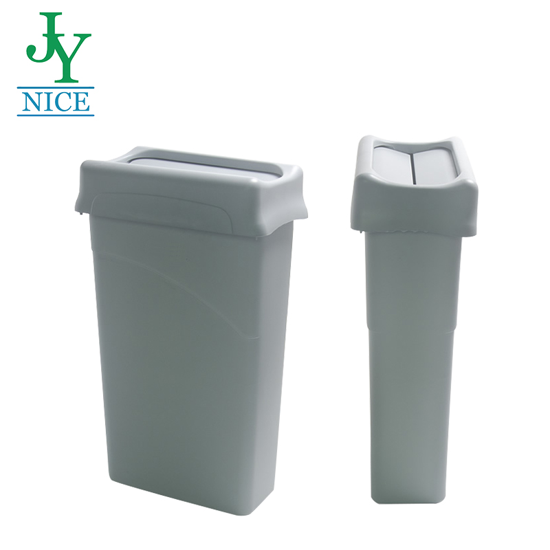 large gray rubbish bins