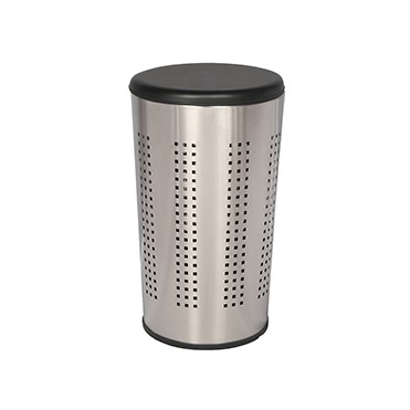 short laundry basket with lid
