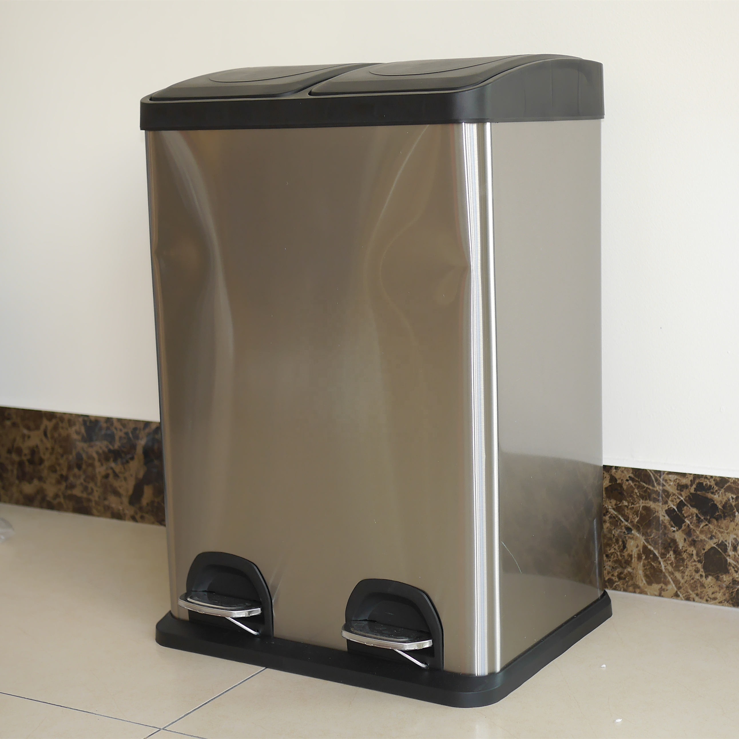 3 part recycling bin