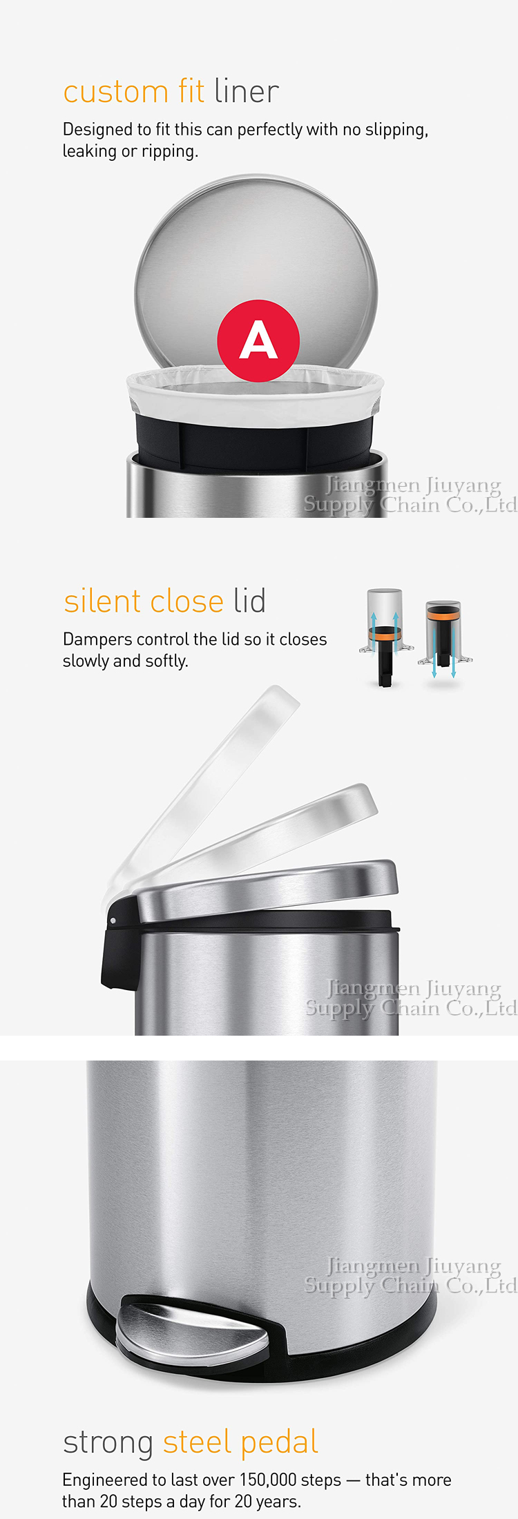 size of trash can cabinet