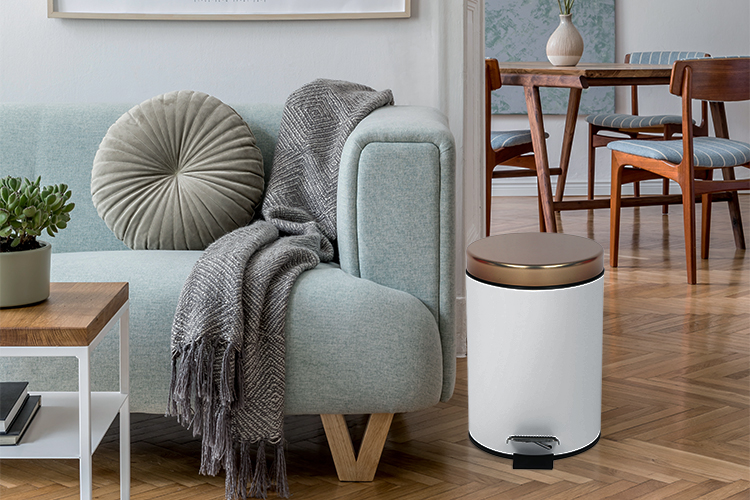 indoor trash can hideaway