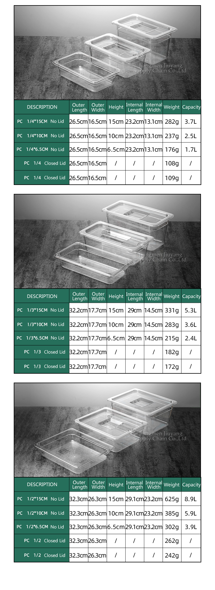 food organizer