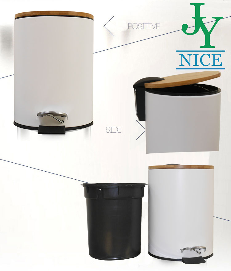 small trash bin with lid