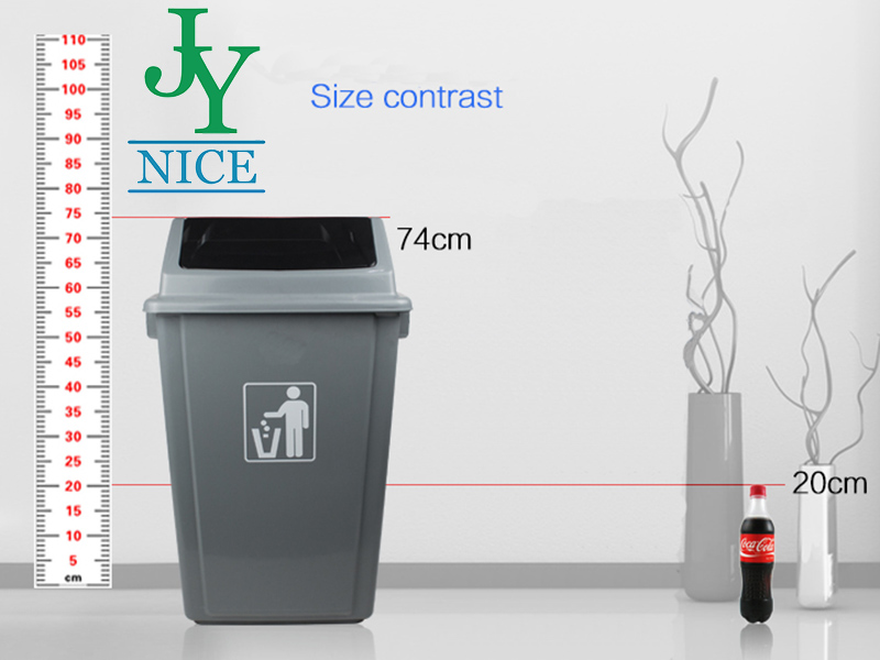 small kitchen trash can with lid