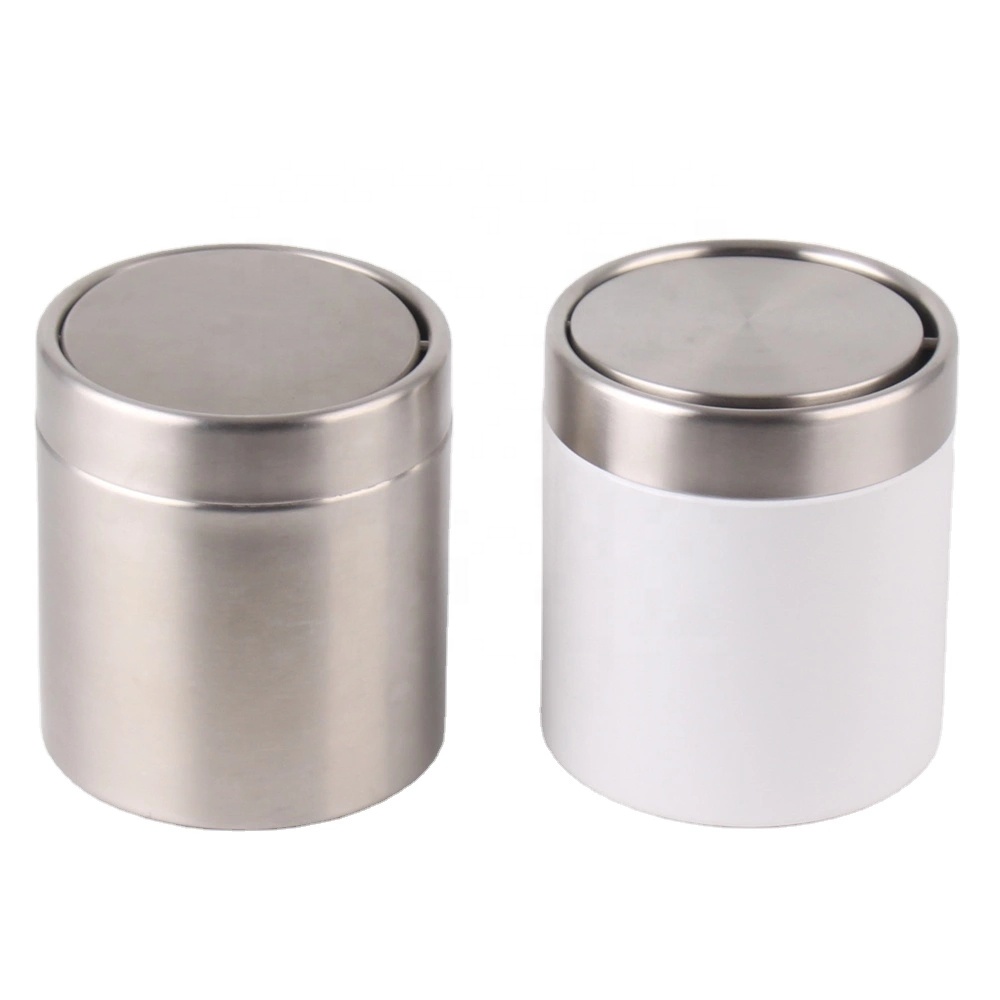 1 2 round trash cans