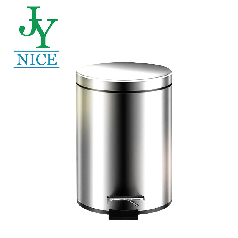 kitchen foot step colorful pedal waste bin with flat lid High quality stainless steel recycle garbage bin